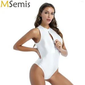 Swimons de maillots de bain pour femmes Bodys de bodys de bodys sans manche