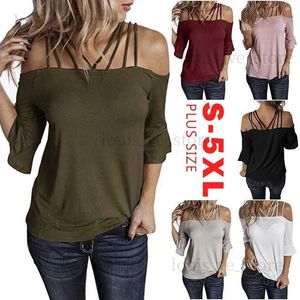 Dames T-shirt 2022 Zomer Women Fashion Top Short Sleeve Loose Suspender Solid Color Summer T-Shirt T231204