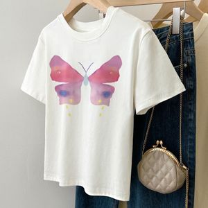 Camiseta de mujer 92% algodón moda coreana camiseta Y2K camisetas mujer Kpop japonés camiseta mujer Vintage linda ropa Tops 230721