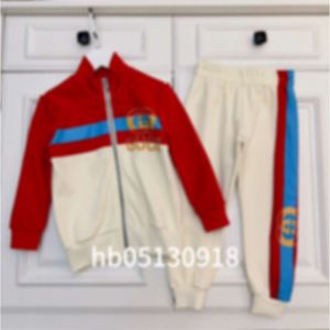 Dames T-shirt Autumn Boys 'Contrast Borduursel Zipper Top Coat Sweater Pants Set School Uniform Kinderen