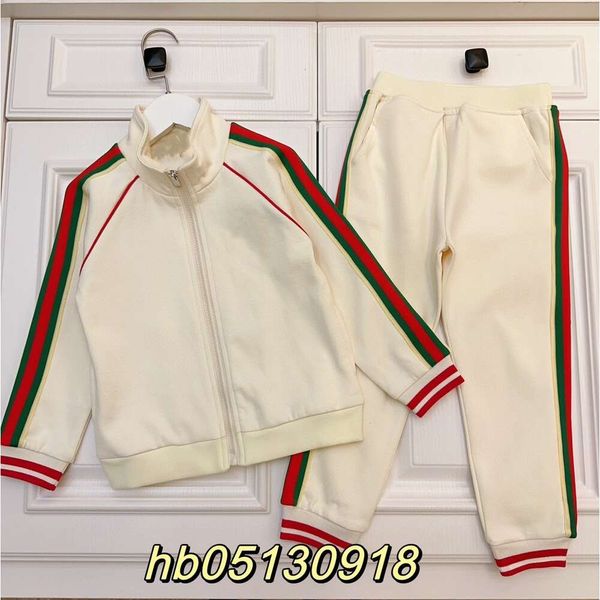 T-shirt pour femmes Automne Spring Children's Red Green Splice Set Casual Set Clothing Fashionable Fashion