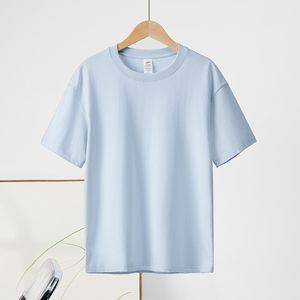 T-Shirt femme coton ample couleur bonbon dames T-Shirt col rond fête manches courtes surdimensionné T-Shirt pour les couples