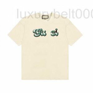 T-shirt femme designer 2023 Année du Lapin Exclusif Nouveau Luxe Mode Jelly Lettre Imprimer T-shirt Homme et Manches Courtes XK2P