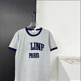 T-shirt de T-shirt Brand 24 NOUVELLE PATCH LETTRE DE PATCHE 3D EMPRODURE LORDE ET CASSORATIVE STOCILLE CORT