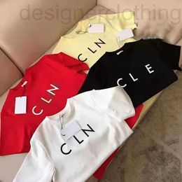 T-shirt Femme Designer Luxe Plus Taille Designers T-shirts Mode Femmes Nouvel alphabet imprimé Pin rentré Taille Style court Manches courtes Tops Dames Top Robe Blanc