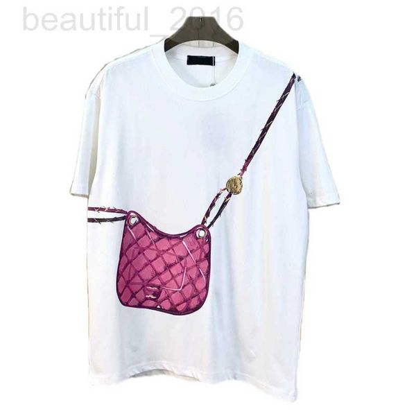 T-shirt pour femmes Designer Poison Family Version correcte vérifiée 2023 Été Nouveau petit sac à main sac à main sac à main