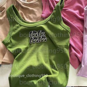 T-shirt t-shirt pour femmes Tee Summer Miui Nail Perle LETTRE INDUSTRIE HEAUX ROPIRATION VIET NOUVEAU SPHAPEND