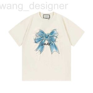 Dames T-shirtontwerper Geverifieerd Correcte versie Luxe modemerk BOEMBRIEF Gedrukt T-shirt met korte mouwen met bodem voor mannen en vrouwen veelzijdige High JKCM