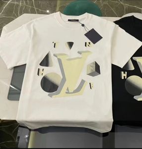 Dames T-shirt Franse modekleding V Letter Grafische afdruk op Fashion Cotton Round Neck XXXL 4XL Top T-shirt met korte mouwen