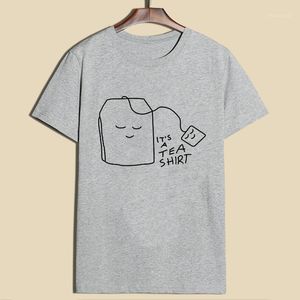 T-shirt Femme Funny Sachets de thé Tshirt Femme Manches courtes Été Casual Tops Drop