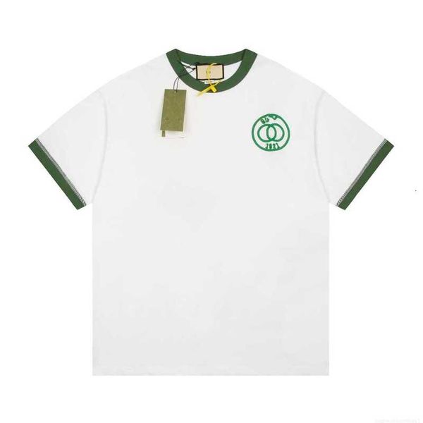 T-shirt Femme Guc 1: 1 T-shirt en jersey de coton d'usine OEM avec broderie Top Designer T-shirt Vêtements Femmes T-shirt 733G