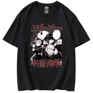 T-shirt pour femmes Anime chaud jujutsu kaisen itadori yuji tshirt imprimé hommes femmes