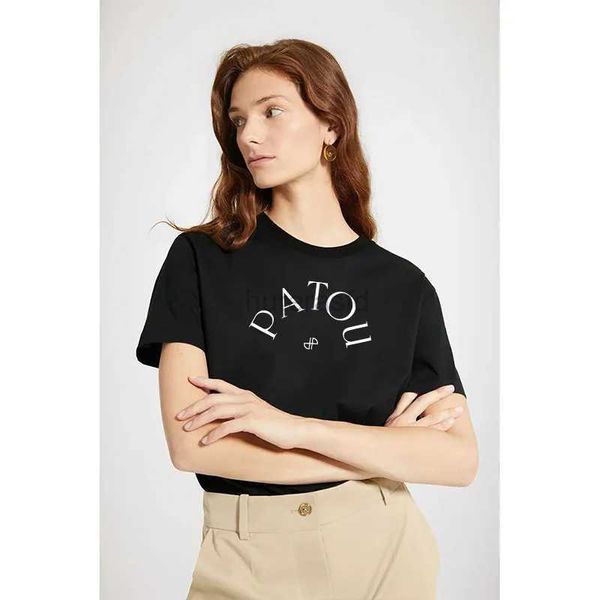 T-shirt Femme Vente chaude style japonais marque de luxe coton col rond lettre imprimé motif T-shirt en été 2023 Harajuku femmes T-shirt à manches courtes 240323