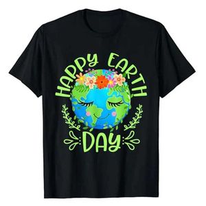 Dames T-shirt Interessante Earth Day Citaat Cool Earth Day T-shirt Verjaardag Geschenk Environmental Awareness and Animal Protection Clothing Y240509