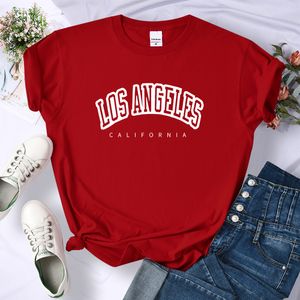 T-shirt pour femme Los Angeles California Funny Letter Print Womens T-Shirt Street Respirant Short Sleeve Fashion Casual Clothes Summer Tshirts 230606