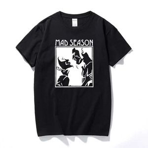 T-shirt féminin Mad Season au-dessus du t-shirt Music Grunge Rock CE In Chains Sing TRS Femmes Men surdimensionnées T-shirt Harajuku Retro T T240510