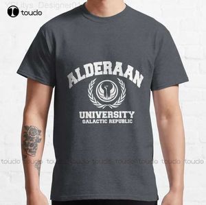 Dames T-shirt Nieuwe Alderaan Universiteit Wit Klassiek T-shirt Katoenen T-shirt S-5Xl Unisex Skullshirt L24312