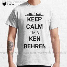 T-Shirt Femme Nouveau Keep Calm IM A Ken Behren - Canberra Australian City Skyline T-Shirt Classique T-Shirt Blanc T-Shirt en Coton S-5Xl L24312 L24312