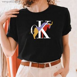 Camiseta para mujer Nuevo patrón de impresión 3D personalizado Ropa popular para hombres y mujeres Verano Moda Camiseta corta Slved Top T240401