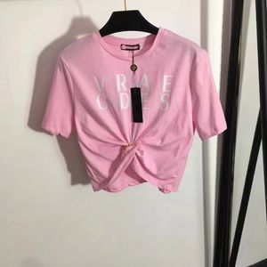 Camiseta para mujeres Nuevas topas de moda para mujer diseñador diseñador de manga corta camisetas de ocio ropa de streetwear size asiático s-l