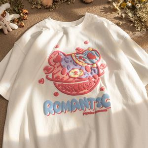 Dames T-shirt Oversized Hoodies Harajuku Bear Crewneck Sweatshirt Women Letter Printing Pullover Cute Loose Long Sleeve Tops For Girls Teens 230413