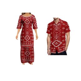T-shirt féminin Samoan Petasi Polynésien Tatouage Patché des femmes robes de design de lady Match Mens Shirts à manches à manches courtes couple Dhhhk