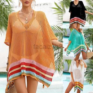 T-shirt pour femmes Sexy Tees Summer en V Vreille couverture de plage en vrac, Top tricot de protection sol