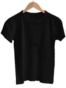 Camiseta para mujer, camiseta de Color sólido, camiseta blanca Bla de manga corta para mujer, camiseta informal para exteriores O-Ne Teeyolq