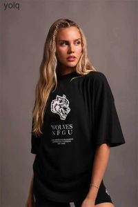 T-shirt Femme Sport She Lettre Imprimer Coton Graphique T-shirts Femmes Hip Hop Casual Streetwear Tops Tees Été Vintage Coupleyolq