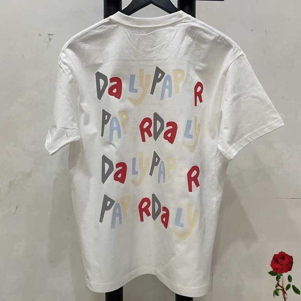 T-Shirt femme été nouveau haute qualité papier quotidien T-Shirts hommes femmes Couple Harajuku Style quotidien papier Top T-Shirts J240309