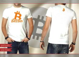 Camiseta para mujer, camiseta corta de verano a la moda, camiseta para hombre con dinero Bitcoin, camiseta con la mejor moneda, Color blanco, talla S - Xxxl, clásica L24312 L24312