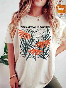 Camiseta de mujer Summer Summer Diseño simple Camisetas impresas para mujeres