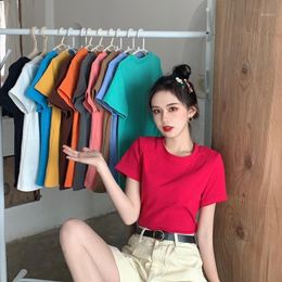 T-shirt femme T-shirt d'été Harajuku Top Loose All-match Casual Short Sleeve Hipster Student Korean Drop