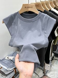 Dames T-shirt Zomer Dames T-shirt Meisjes Vrouw Kleding Tops Katoen Slanke T-shirt Vrouwelijke Lange Mouw Crop Top Lente Tee Sexy Canale Y2k 230419