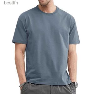 T-shirt Femme T-shirt pour hommes Summer Cotton Tops Couleurs solides T-shirts vierges O-cou Hommes Vêtements Plus Taille M à 5XL 240311