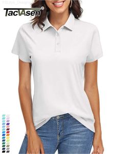 T-shirt Femme TACVASEN UPF 50+ Chemises courtes à manches courtes T-shirts de protection solaire pour femmes à haute élasticité T-shirts d'entraînement à séchage rapide Hauts pulls L24312