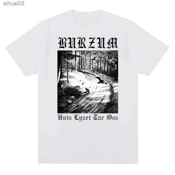 Camiseta de mujer Burzums Burzums Burzums Burzums Música impresa THOCHA Menores Fashion Casual Manga corta Talla Tamatica unisexl2403