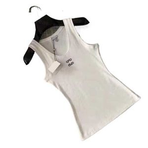 T-shirt Femme Femmes Tricots Tee Designer Broderie Tricoté Sport Débardeur Respirant Yoga Gilet Tops 862Y