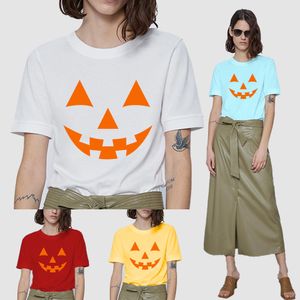 Dames Pompoen Print T-shirts Halloween Party Tshirt Gothic Grafische Harajuku Punk Tops Camisetas Mujer