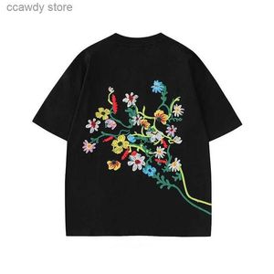 T-shirt pour femmes T-shirt à imprimé fleuris