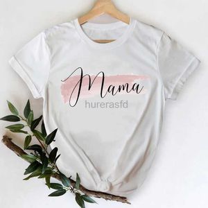 T-shirt Femme T-shirt Femme 2021 Lettre Aquarelle Sweet Mama Mother Love 90s Vêtements Style T-shirt Top Lady Print T-shirt sexy 240323