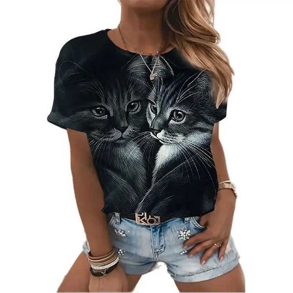 T-shirt pour femmes T-shirt Blouse de mode courte Slve T