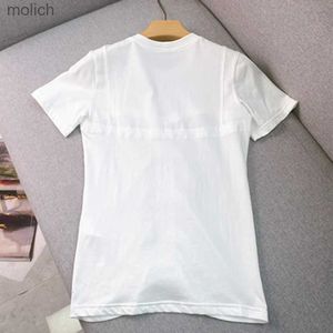 T-shirt pour femmes T-shirt Summer à manches courtes à manches O-cou solide Fashion Nouveau design Coton Coton Style Swx