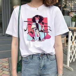 T-shirts pour femmes% 100 katoen rétro nieuwe tee zomer japonse gedrukt lettre