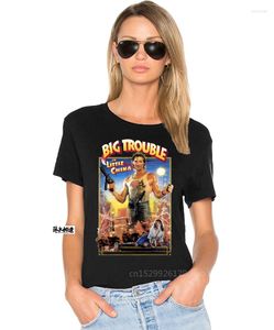 T-shirts pour femmes 2023 Funny Men'S Casual Big Trouble In Little China 80'S Action Movie Design Plus Size Fashion Style Tee