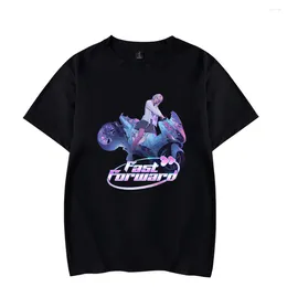T-shirts féminins 2024 Itzy Jeon Somi T-shirt Plan de jeu Fast Forwing Logo Merch Imprimé Femmes Men de Kpop Casual Kpop Girls Courte