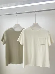 T-shirts pour femmes 2024 T-shirt de coton T-shirt Femme Pullover Pullover à manches courtes Tops Vêtements femme Vêtements