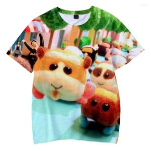 Vrouwen T Shirts 3D Cartoon Pui Molcar Print Tee Leuke Stijl Shirt Mannen Vrouwen Mode Losse T-shirt Kinderen Comfortabele Tops Kinderen Camiseta