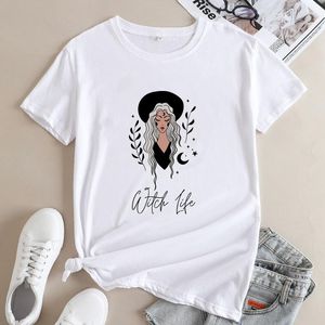 T-shirts femme esthétique sorcière vie hauts Vintage sorcière mama graphique t-shirt femmes à la mode mystique Wicca t-shirts