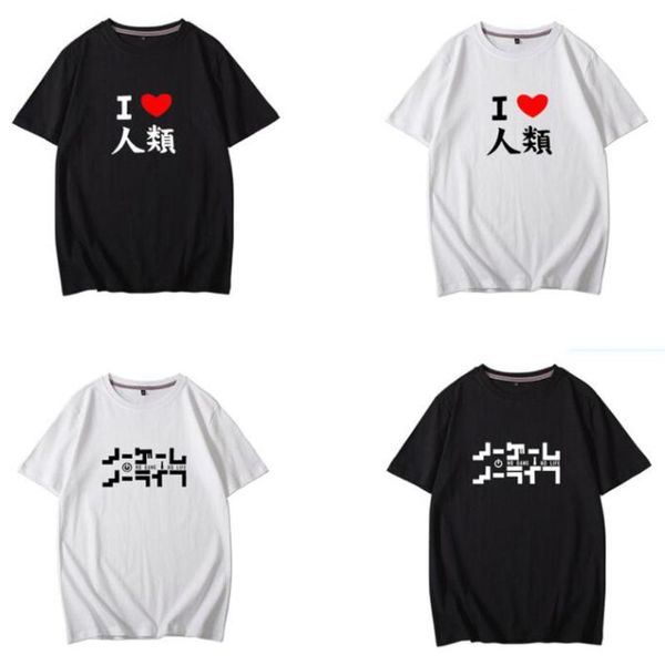 Camisetas para mujer, camiseta divertida de Anime sin juego LIFE, camiseta informal de verano para hombre, camiseta Hipster Hip-hop, ropa para Calle de hombre, disfraz de Cosplay